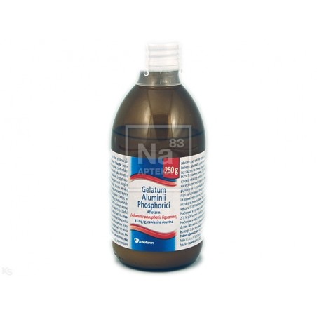 Gelatum Aluminii Phosphorici zawiesina x 250 g wrzody żołądka, zgaga, refluks AFLOFARM FARMACJA POLSKA SP. Z O.O.