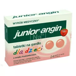 Junior-angin na gardło dla dzieci x 24 tabletek ból gardła MPC INTERNATIONAL S.A.