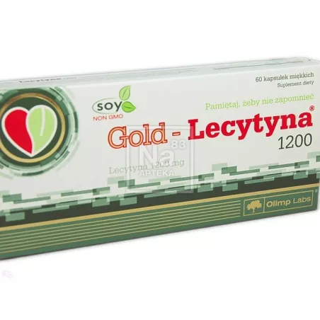 Olimp Gold-Lecytyna 1200 mg 60 kapsułek Pamięć i koncentracja OLIMP LABORATORIES
