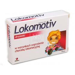 Lokomotiv drażetki x 8 tabletek choroba lokomocyjna AFLOFARM FARMACJA POLSKA SP. Z O.O.