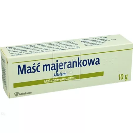 Maść majerankowa aflofarm x 10 g leki na katar AFLOFARM FARMACJA POLSKA SP. Z O.O.