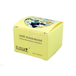Maść rumiankowa elissa x 25 g odparzenia oparzenia i pęcherze WYTWARZANIE ART.KOSM.I PERF."ELISSA" MGR IRENA OCIOSZYŃSKA