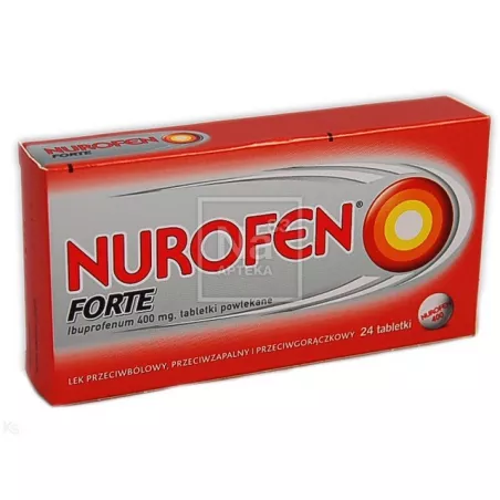 Nurofen Forte 400mg x 24 tabletek powlekanych tabletki przeciwbólowe RECKITT BENCKISER POLAND S.A.