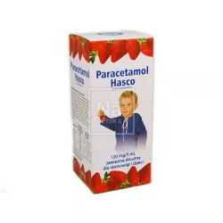 Paracetamol hasco zawiesina 120mg/5ml x 150 g smak truskawkowy przeciwbólowe i przeciwgorączkowe (dla dzieci) PRZEDSIĘBIORSTW...