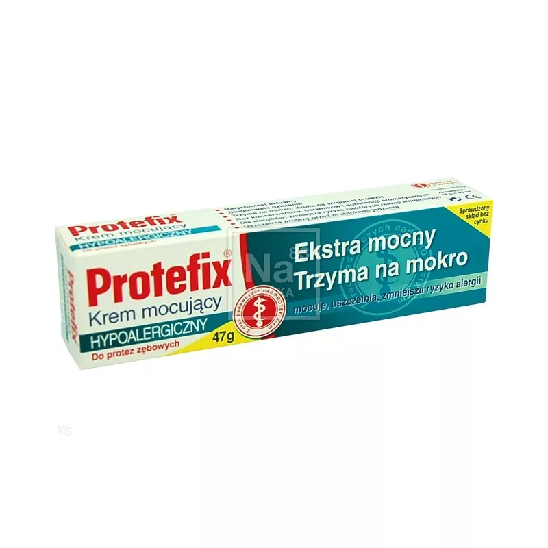 QUEISSER PHARMA GMBH &amp; CO. Protefix Krem mocujący do protez zębowych hipoalergiczny 40 ml — Składniki i ocena