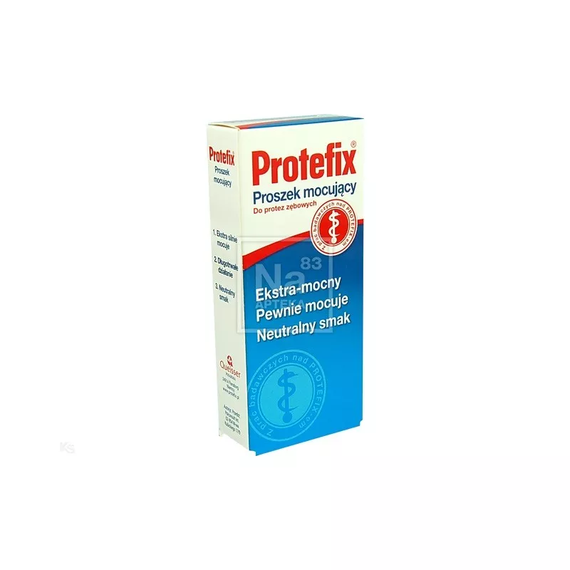 QUEISSER PHARMA GMBH &amp; CO. Protefix proszek mocujący x 50 g — Składniki i ocena