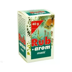 Rub-arom maść x 40 g maści żele i plastry PRZEDSIĘBIORSTWO PRODUKCJI FARMACEUTYCZNEJ HASCO-LEK S.A.