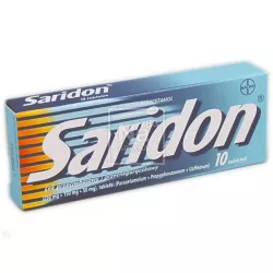 Saridon tabletki 50mg+250mg+150mg x 10 tabletek tabletki przeciwbólowe BAYER SP. Z O.O.
