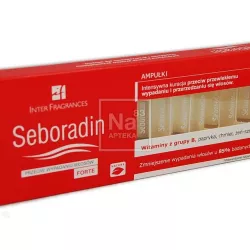 Seboradin przeciw wypadaniu włosów forte ampułki x 14 ampułek Włosy LARA EDYTA PAWLUŚKIEWICZ