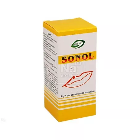 Sonol płyn do stosowania na skórę x 8 g opryszczka ELANDA PHARMA SP.Z O.O.