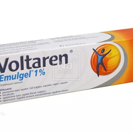 Voltaren Emulgel 1% żel x 50 g maści żele i plastry GLAXOSMITHKLINE CONSUMER HEALTHCARE SP. Z O.O.