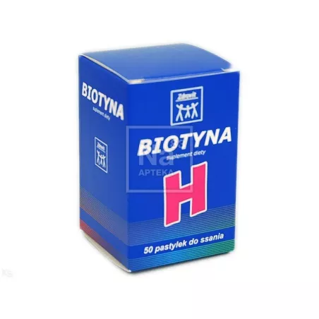 Zdrovit Biotyna x 50 tabletek witaminy z grupy B NATUR PRODUKT PHARMA SP. Z O.O.