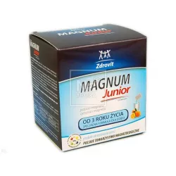 Zdrovit magnum junior 20 saszetek magnez N.P.ZDROVIT SP Z O.O.
