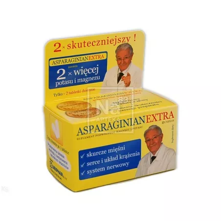 Asparginian extra x 50 tabletki magnez UNIPHAR SP Z O.O.
