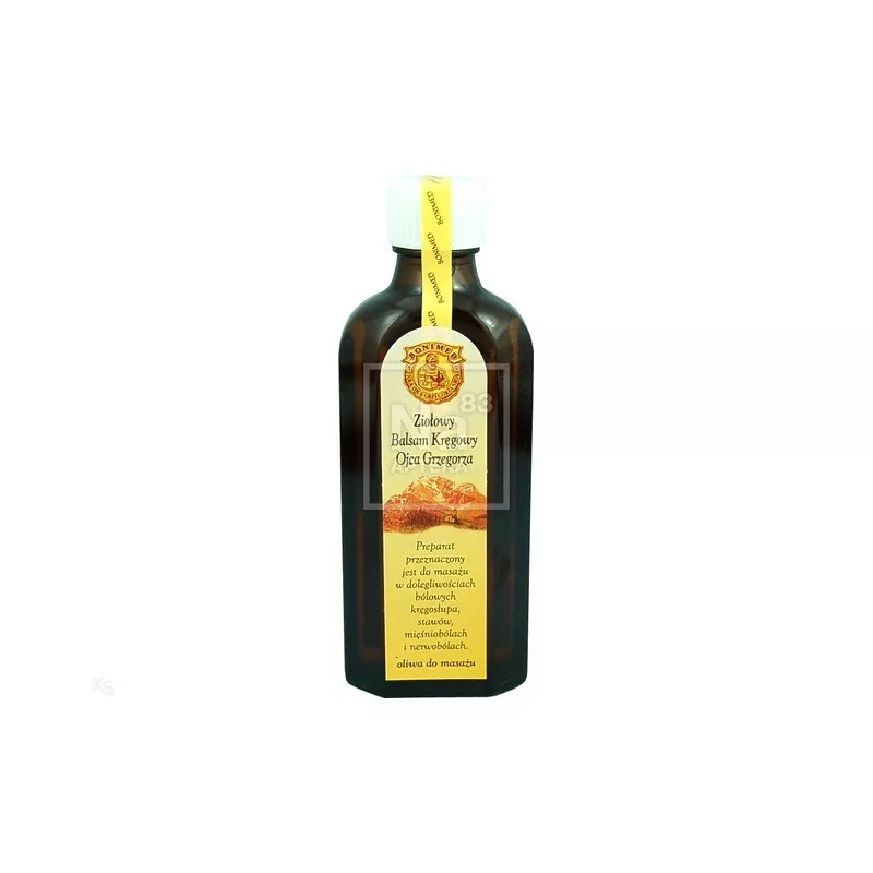 MEDYCYNY NATURALNEJ BONIMED Balsam kręgowy Ojca Grzegorza x 100 g — Inhaltsstoffe und Bewertung