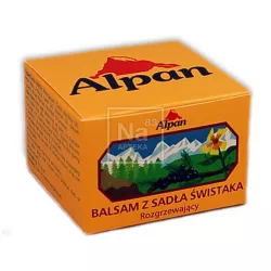 Balsam z sadła świstaka x 50 g ból mięśni pleców i kręgosłupa ALPINE HERBS PRODUKTE AG