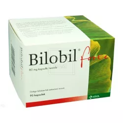Bilobil Forte 80mg x 90 kapsułek Pamięć i koncentracja KRKA D.D. NOVO MESTO