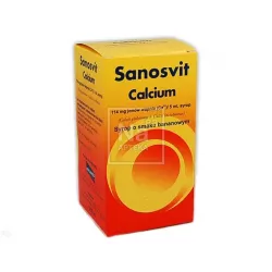 Calcium syr sanosvit x 150 ml syropy na alergię TAKEDA PHARMA SP. Z O.O.