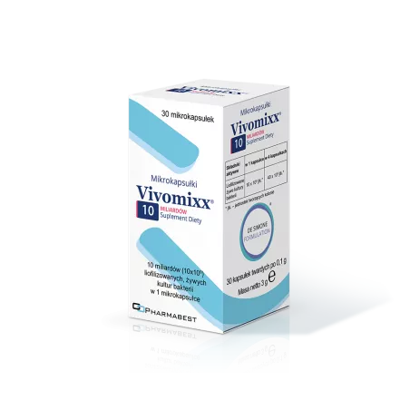 Vivomixx Micro kapsułki x 30 kapsułek probiotyki na trawienie PHARMABEST SP. Z O.O.