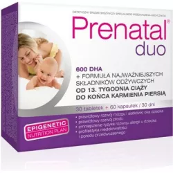 Prenatal duo x 30 + 60 tabletek witaminy dla kobiet w ciąży NUTROPHARMA SP. Z O.O.