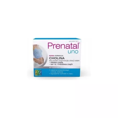Prenatal Uno kapsułki x 30 kapsułek kwas foliowy NUTROPHARMA SP. Z O.O.