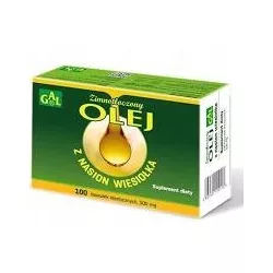 Gal Olej z Nasion Wiesiołka 500mg x 100 kapsułek naturalne preparaty na odporność SPEC.PRZED.ROL.-PROD. GAL S.C.