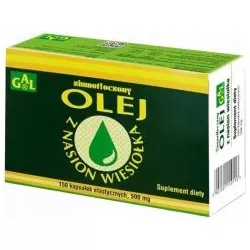 Gal Olej z Nasion Wiesiołka 500mg x 150 kapsułek naturalne preparaty na odporność SPEC.PRZED.ROL.-PROD. GAL S.C.