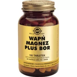 Solgar Wapń Magnez plus Bor x 100 tabletek magnez SOLGAR POLSKA SP. Z O.O.