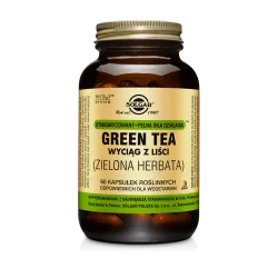 Solgar Green Tea Wyciąg z liści Zielonej Herbaty x 60 kapsułek detox i odchudzanie SOLGAR POLSKA SP. Z O.O.