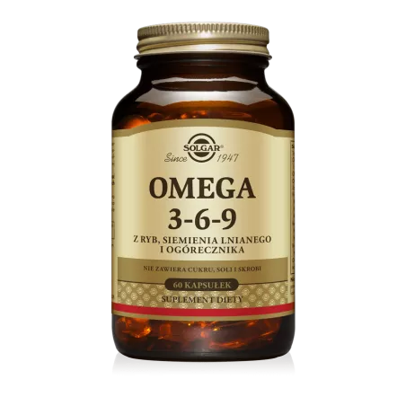 Solgar Omega 3-6-9  60 kapsułek kwasy omega SOLGAR POLSKA SP. Z O.O.