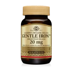 Solgar Gentle Iron (Diglicynian Żelaza) 20mg  90 kapsułek