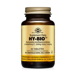 Solgar HY-BIO 50 tabletek witamina C SOLGAR POLSKA SP. Z O.O.