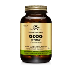 Solgar Głóg Wyciąg x 60 kapsułek na wzmocnienie krążenia SOLGAR POLSKA SP. Z O.O.