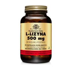 Solgar L-Lizyna 500 mg 50 kapsułek wzmocnienie SOLGAR POLSKA SP. Z O.O.
