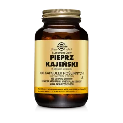 Solgar Pieprz Kajeński 100 kapsułek detox i odchudzanie SOLGAR POLSKA SP. Z O.O.