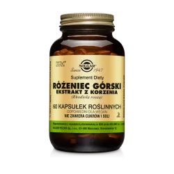 Solgar Różeniec Górski Ekstrakt z korzenia (Rhodiola Rosea) 60 kapsułek Stres SOLGAR POLSKA SP. Z O.O.