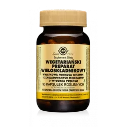 Solgar Wegetariański Preparat Wieloskładnikowy 90 kapsułek roślinnych Multiwitaminy SOLGAR POLSKA SP. Z O.O.