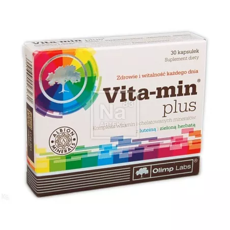 Olimp Vita-min Plus z Luteiną i Zieloną Herbatą 30 kapsułek Multiwitaminy OLIMP LABORATORIES