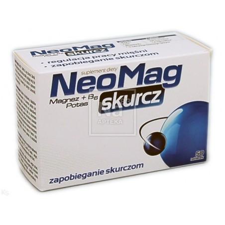 Neomag Skurcz 50 tabletek Minerały AFLOFARM FARMACJA POLSKA SP. Z O.O. Neomag Skurcz 50 tabletek Minerały AFLOFARM FARMACJA POLSKA SP. Z O.O.
