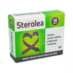 Sterolea asa x 30 tabletek leki i suplementy na cholesterol ASA SP.Z O.O. GŁUBCZYCE