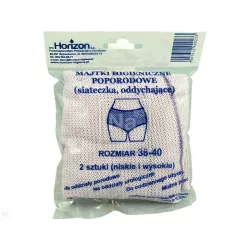Majtki higieniczne poporodowe 38-40 x 2 sztuki bielizna poporodowa HORIZON
