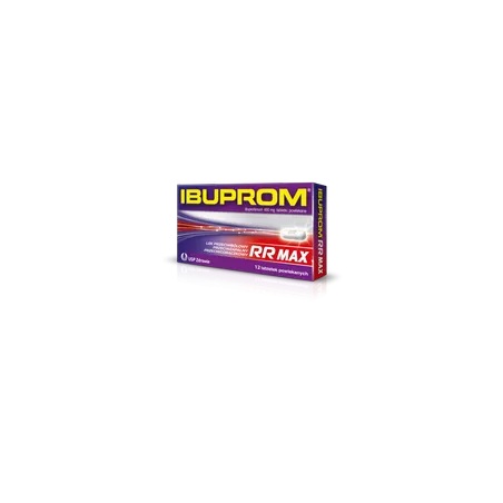Ibuprom RR tabletki powlekane 400mg (MAX) x 12 tabletek tabletki przeciwbólowe US PHARMACIA SP. Z O.O.