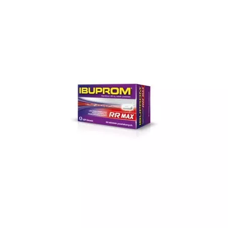 Ibuprom RR tabletki powlekane 400mg (MAX) x 48 tabletek tabletki przeciwbólowe US PHARMACIA SP. Z O.O.