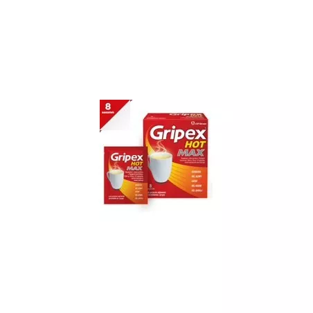 Gripex Hot Max (Activ Forte) x 8 torebek leki na gorączkę US PHARMACIA SP. Z O.O.