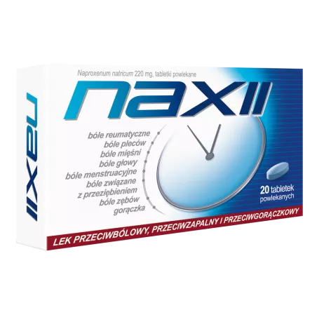 Naxii x 20 tabletek powlekanych tabletki przeciwbólowe US PHARMACIA SP. Z O.O.