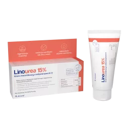 Linourea 15% Krem z witaminami A i E 50 g na dłonie PRZEDSIĘBIORSTWO FARMACEUTYCZNE "ZIOŁOLEK" SP. Z O.O.
