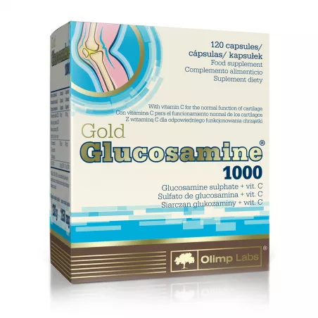 Olimp Gold Glucosamine 1000mg 120 kapsułek wzmocnienie OLIMP LABORATORIES