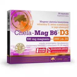 Olimp Chela-Mag B6 +D3 30 kapsułek magnez OLIMP LABORATORIES