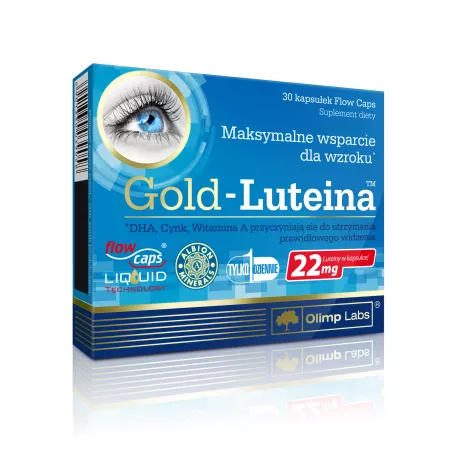 Olimp Gold-Luteina 22 mg 30 kapsułek tabletki na wzrok OLIMP LABORATORIES