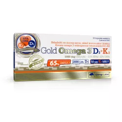 Olimp Gold Omega 3 D3+K2 30 kapsułek naturalne preparaty na odporność OLIMP LABORATORIES